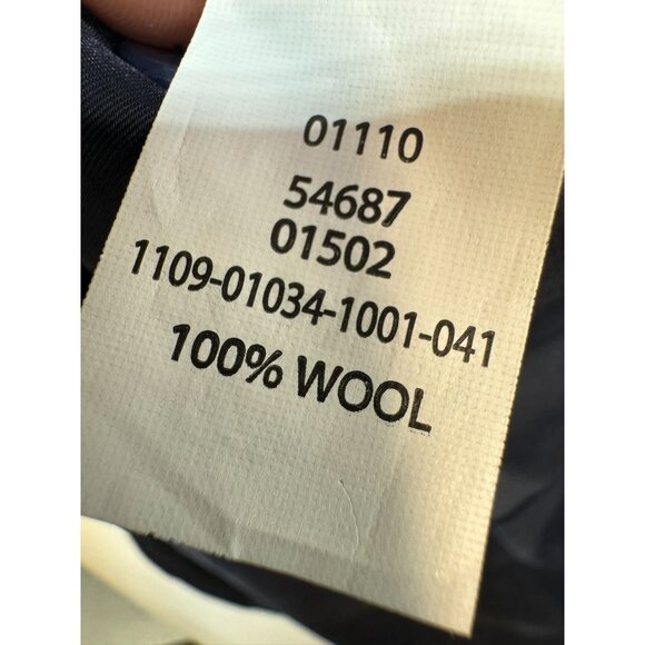 Jos. A. Bank Mens Tailored Fit Travelers Collection Wool Suit Jacket 44L Navy Bl - Picture 6 of 12